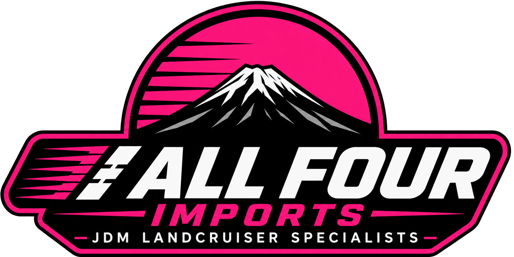 All Four Imports – JDM LandCruiser Specialists logo